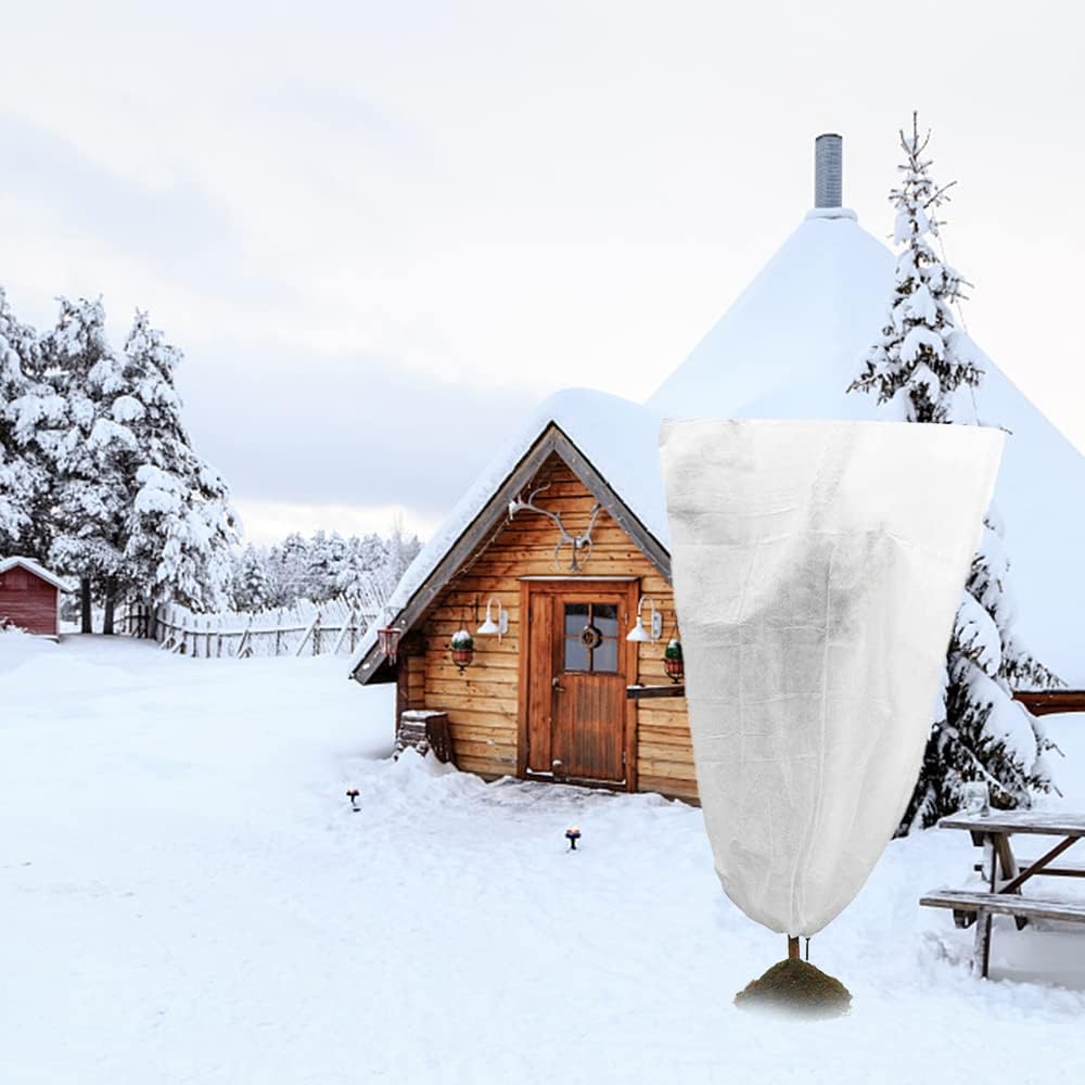 Maatalouden kudottu talvifleece kasveille